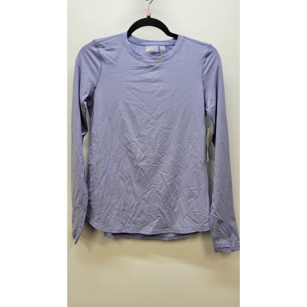 Zella Women's Crew Neck Long Sleeves Shirt Small